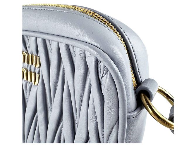 Miu Miu Schultertasche hellgrau - Ansicht 7