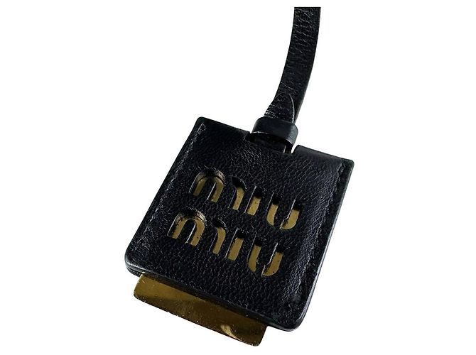 Borsa a tracolla Miu Miu in pelle Matelassé nera Nero - vista 11