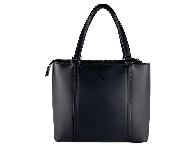Borsa a mano Burberry in pelle nera Nero - vista 3