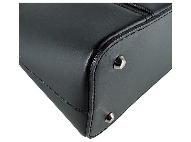 Borsa a mano Burberry in pelle nera Nero - vista 8