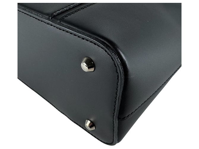 Borsa a mano Burberry in pelle nera Nero - vista 9