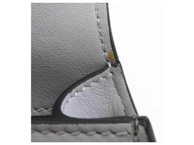 Borsa a tracolla Tod's in pelle grigio chiaro e giallo - vista 8