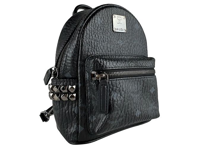 Zaino in pelle MCM - Black Nero - vista 10