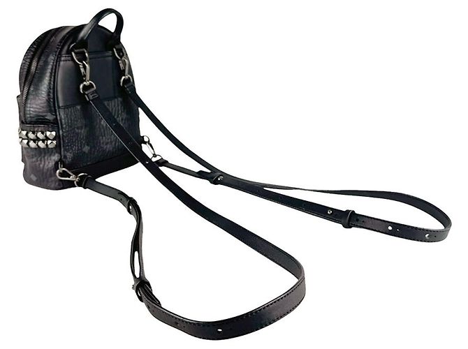Zaino in pelle MCM - Black Nero - vista 11