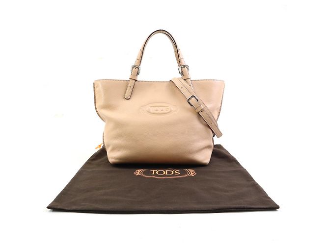 Borsa in pelle Tod's Pale Orange - vista 17