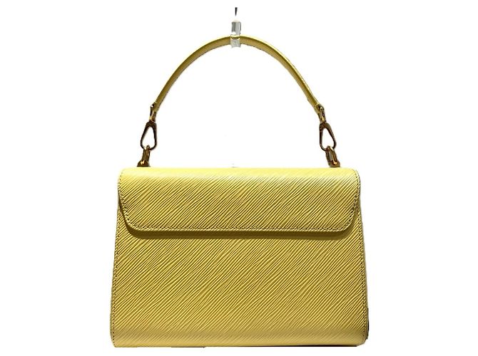 Bolsa Louis Vuitton Twist MM em couro Epi Amarelo - vista 2
