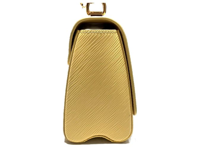 Bolsa Louis Vuitton Twist MM em couro Epi Amarelo - vista 7