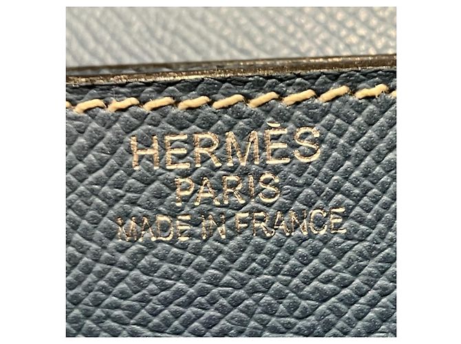Hermès Borsa Business Hermes Kelly Depeches 38 Blu - vista 4