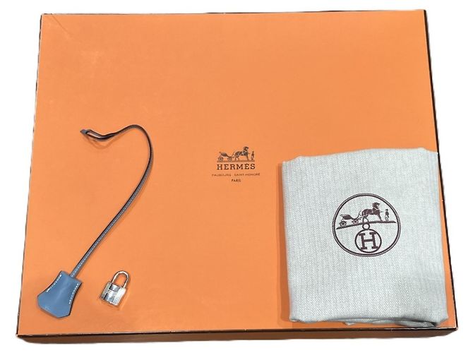 Hermès Borsa Business Hermes Kelly Depeches 38 Blu - vista 5
