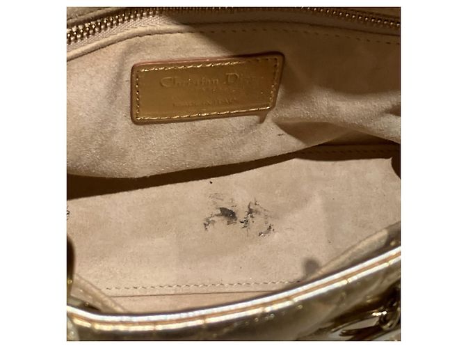 Borsa Christian Dior Lady Small My ABC D'oro - vista 6