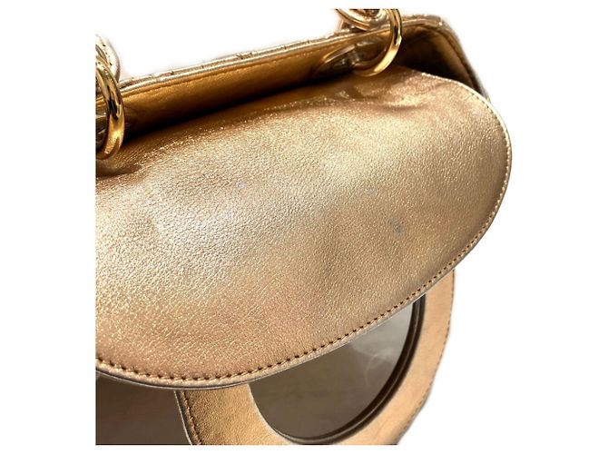 Borsa Christian Dior Lady Small My ABC D'oro - vista 8