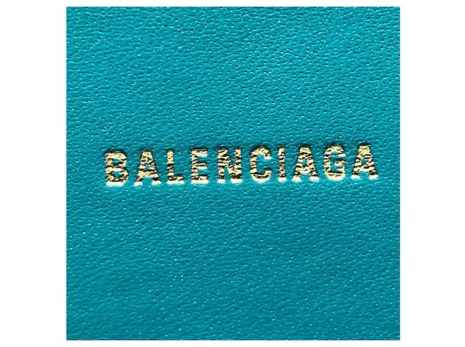Borsa Balenciaga Hourglass XS Turchese - vista 4