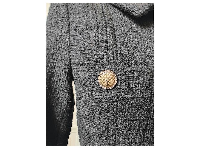 Timeless Chanel Cuba Runway 2017 Tweed-Jacke in Schwarz - Ansicht 2