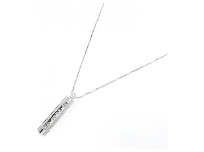 Autre Marque Collar Tiffany & Co. 1837 en oro blanco - vista 2