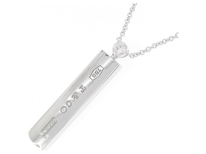 Autre Marque Collar Tiffany & Co. 1837 en oro blanco - vista 3