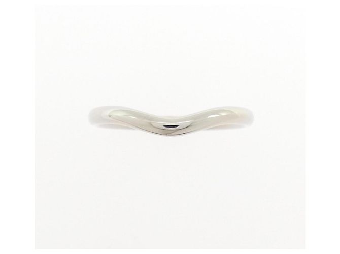 Autre Marque Tiffany Gebogener Ring aus Platin - Ansicht 2