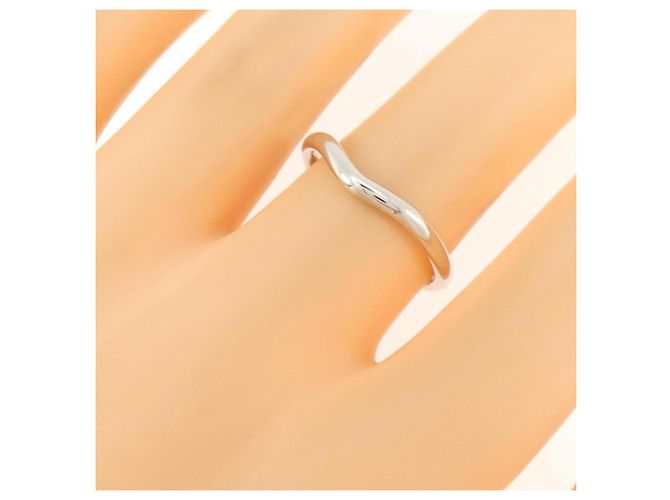 Autre Marque Tiffany Gebogener Ring aus Platin - Ansicht 5