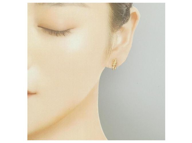 Autre Marque Pendientes Tiffany Knot Small en oro rosa - vista 4