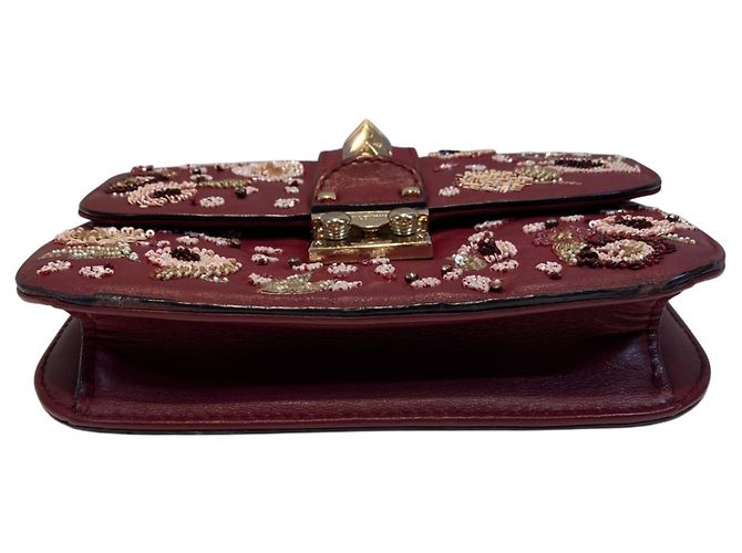 Bolsa de ombro Valentino em Bordeaux - vista 3