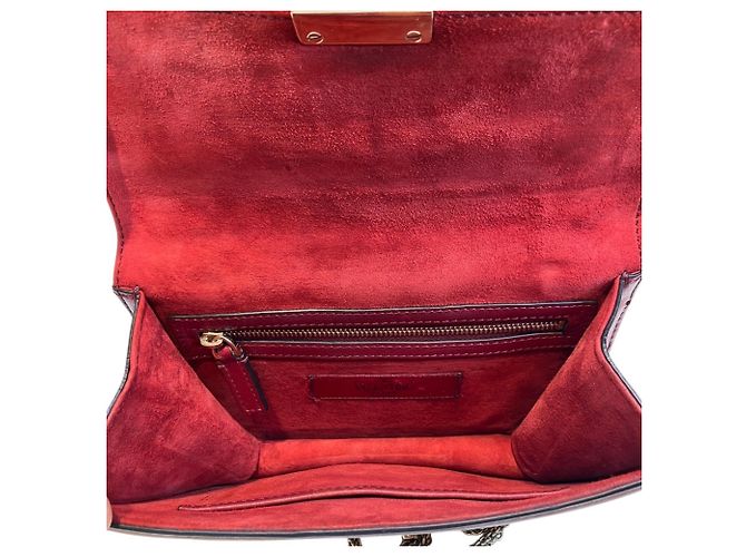 Bolsa de ombro Valentino em Bordeaux - vista 5