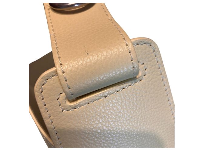 Borsa a tracolla in pelle North-South Balenciaga Giallo - vista 9