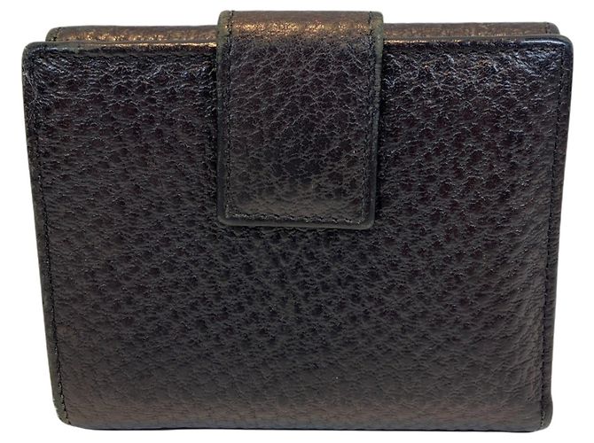 Cartera de piel Gucci Bi-fold Marrón oscuro - vista 2