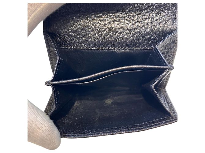 Cartera de piel Gucci Bi-fold Marrón oscuro - vista 6