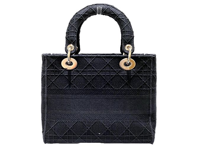 Christian Dior Lady D-Lite Handbag Black - view 2