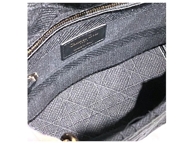 Christian Dior Lady D-Lite Handbag Black - view 5