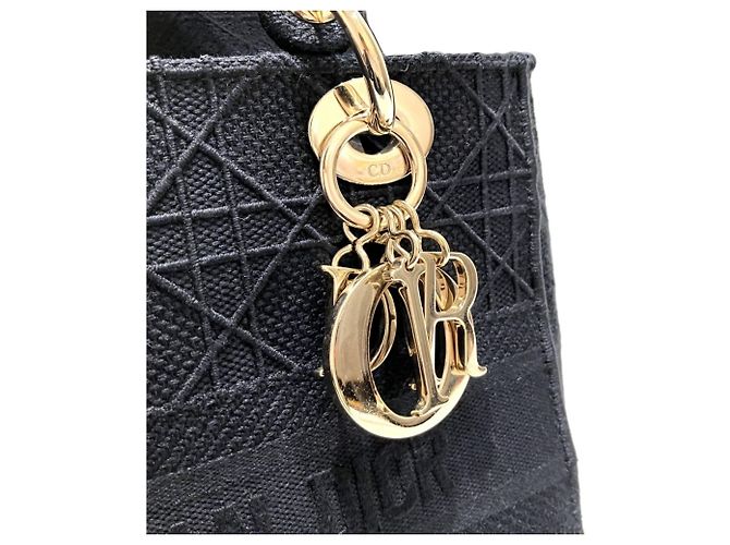 Christian Dior Lady D-Lite Handbag Black - view 6