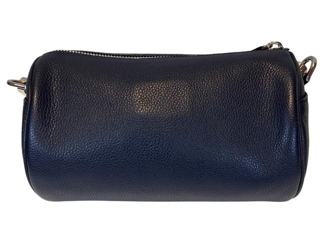 Borsa a tracolla in pelle Christian Dior Atelier Blu navy - vista 2