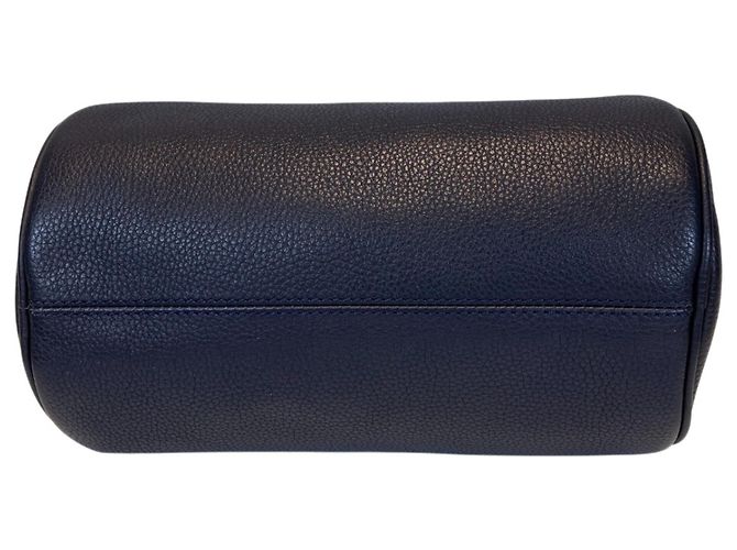 Borsa a tracolla in pelle Christian Dior Atelier Blu navy - vista 3
