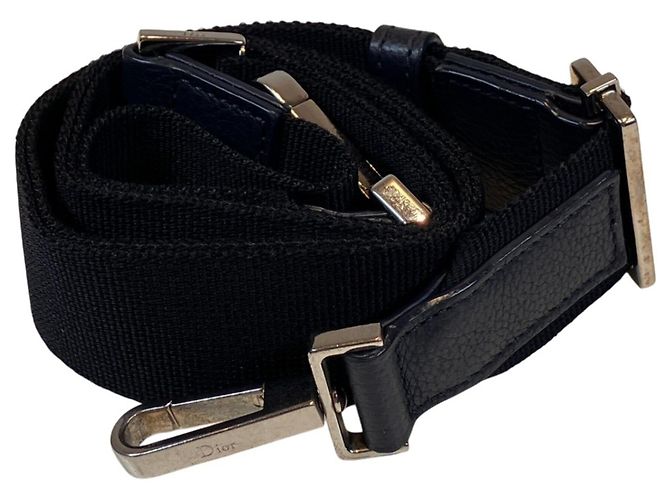Borsa a tracolla in pelle Christian Dior Atelier Blu navy - vista 5