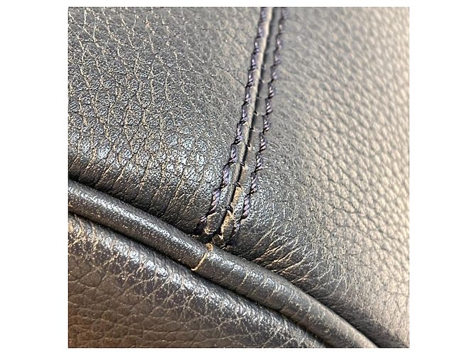 Borsa a tracolla in pelle Christian Dior Atelier Blu navy - vista 8