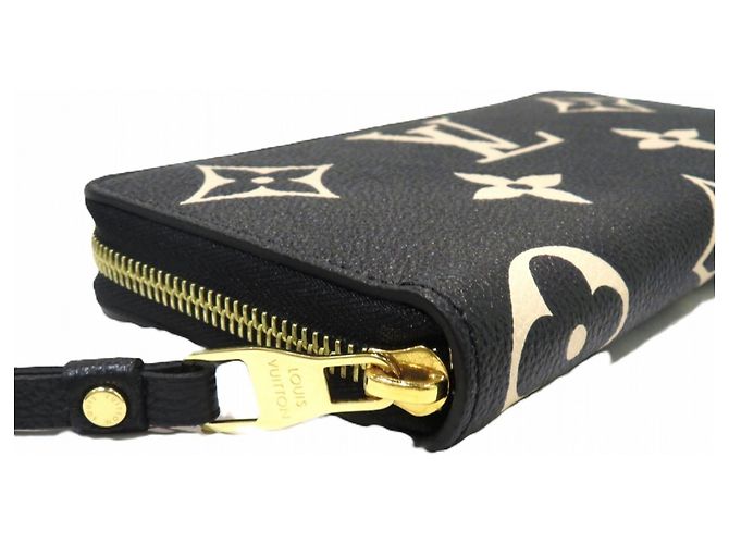 Louis Vuitton Zippy Wallet - Monogram Empreinte Leather Black - view 8