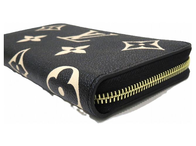 Louis Vuitton Zippy Wallet - Monogram Empreinte Leather Black - view 9