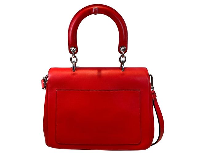 Borsa in pelle Christian Dior Be Rosso - vista 2