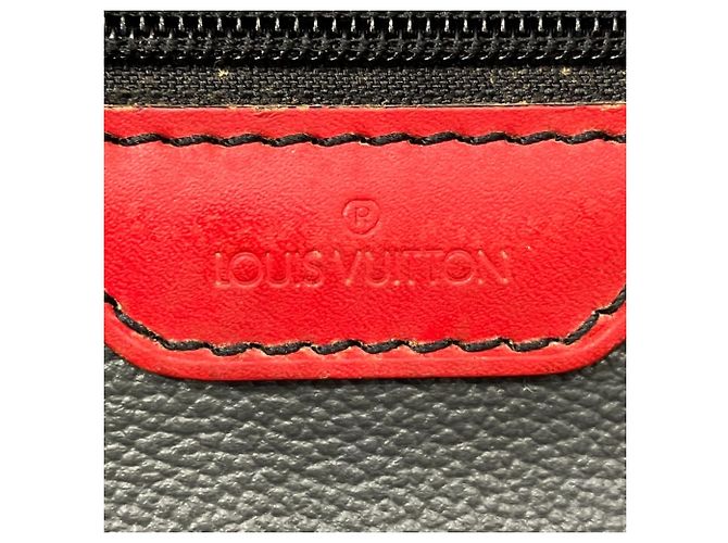 Borsa a mano Louis Vuitton in pelle Epi Rosso - vista 4