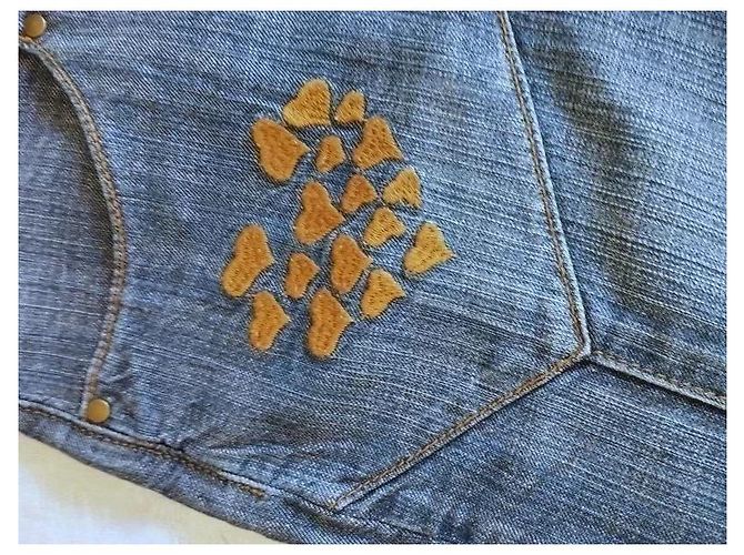 Autre Marque Bermudas de Denim Rosalita Mc Gee Pop Azul Multicor - vista 13