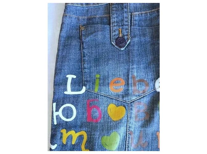 Autre Marque Bermudas de Denim Rosalita Mc Gee Pop Azul Multicor - vista 19