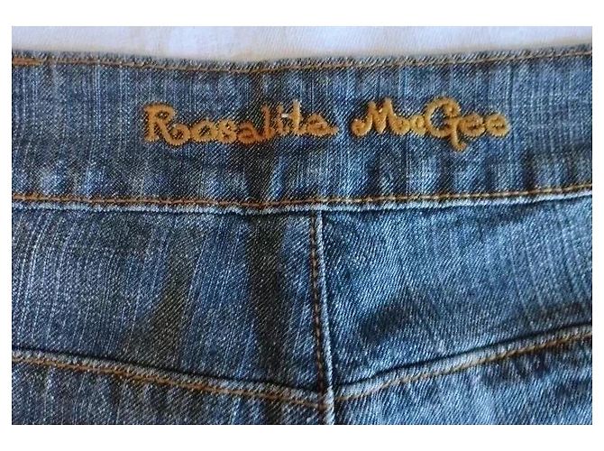 Autre Marque Bermudas de Denim Rosalita Mc Gee Pop Azul Multicor - vista 9