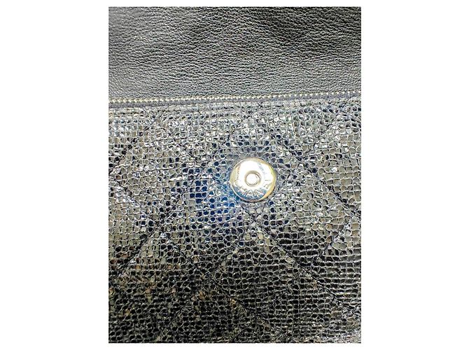 Borsa a tracolla Chanel in pelle nera Nero - vista 4