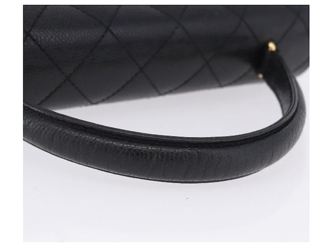 Chanel Coco Top Handle Quilted Caviar with Lizard Medium Schwarz - Ansicht 5
