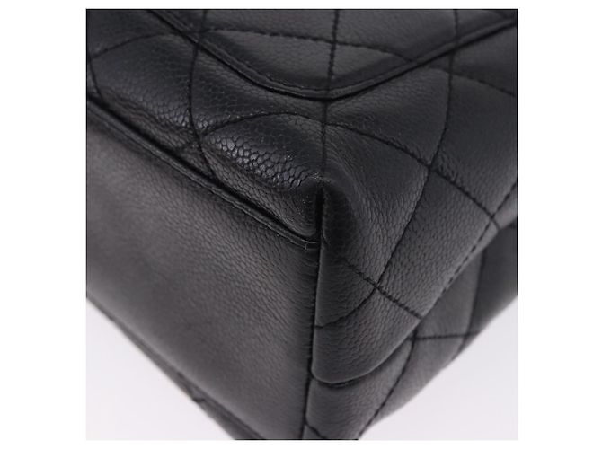 Chanel Coco Top Handle Quilted Caviar with Lizard Medium Schwarz - Ansicht 7