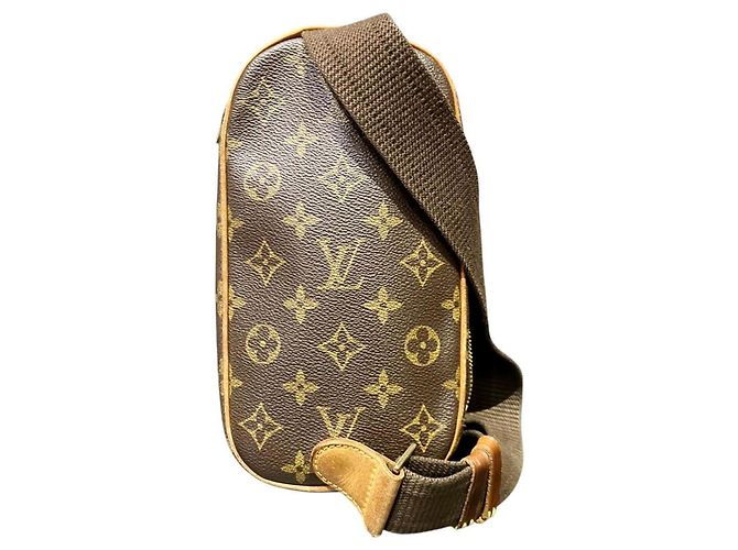 Louis Vuitton Pochette Gange Body Bag Marrone - vista 2