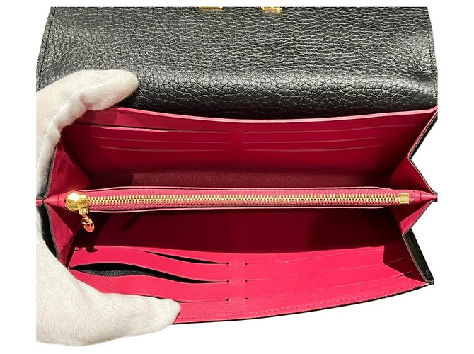 Louis Vuitton Portefeuille Capucines Long Wallet Schwarz - Ansicht 8