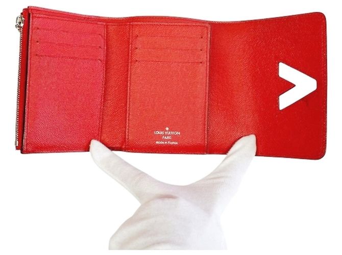 Twist Cartera bi-fold Louis Vuitton de piel Epi Roja - vista 3