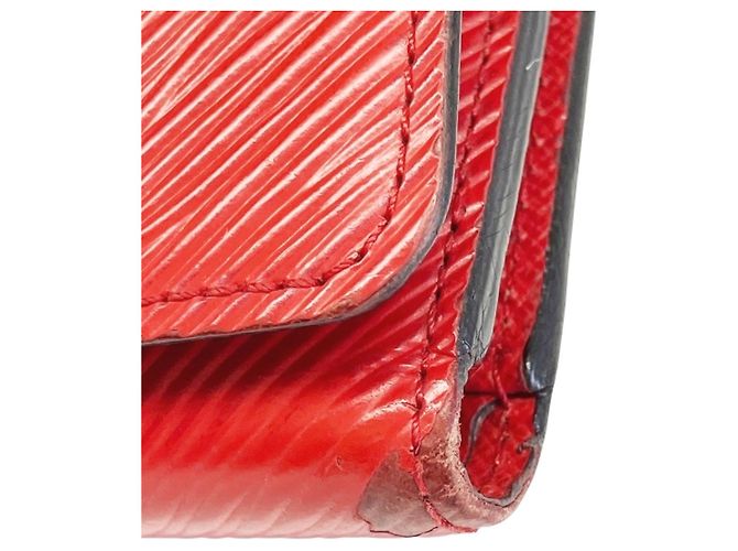 Twist Cartera bi-fold Louis Vuitton de piel Epi Roja - vista 6