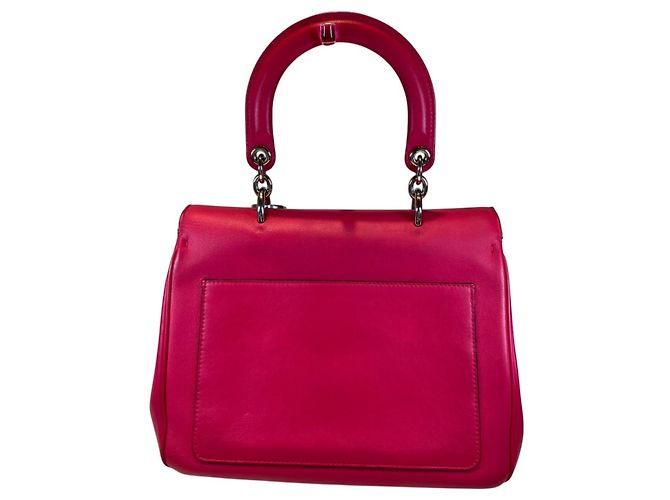 Borsa Christian Dior Be in pelle rosa - vista 2