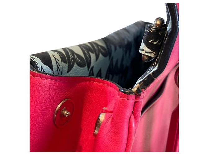 Borsa Christian Dior Be in pelle rosa - vista 9